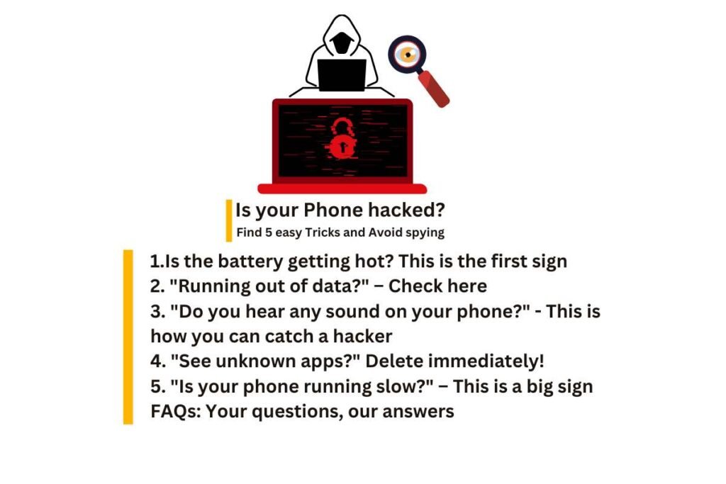 Is your Phone hacked? Find 5 easy Tricks and Avoid spying​