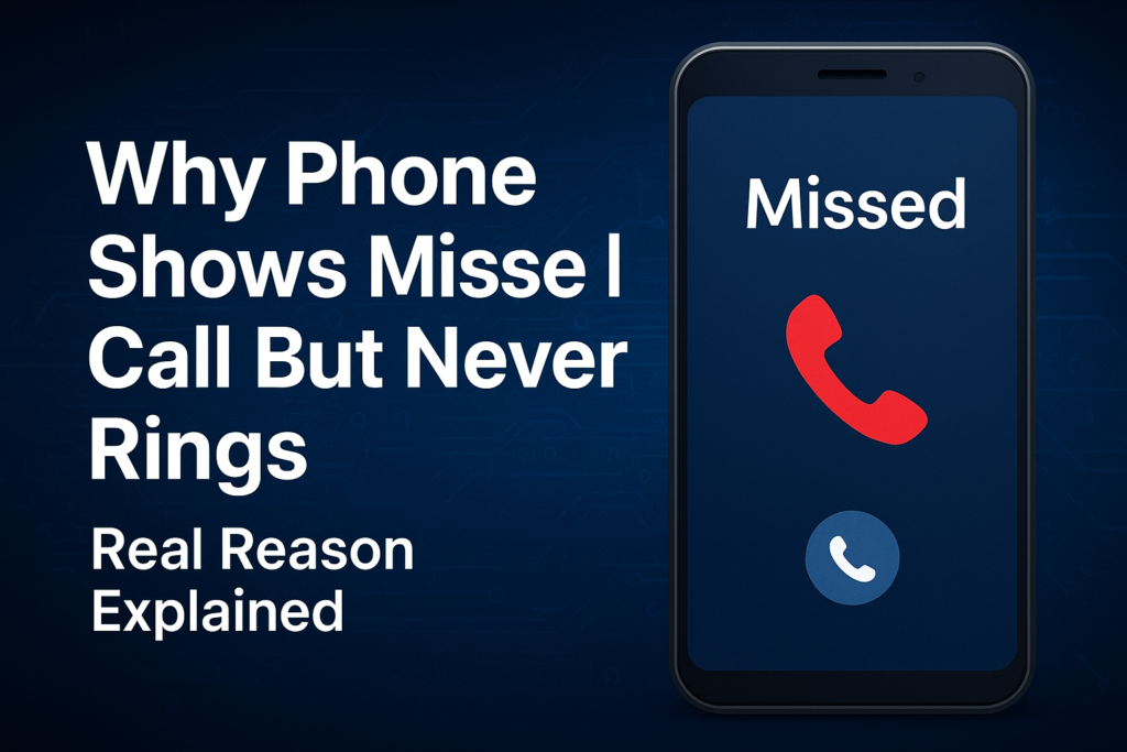Why Phone Shows Missed Call But Never Rings – Real Reason Explained​