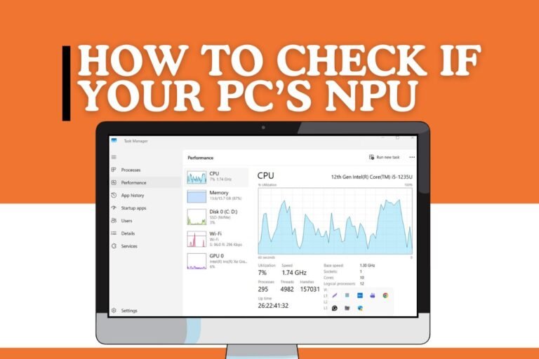 Check if Your PC’s NPU (Neural Processing Unit) is Working​