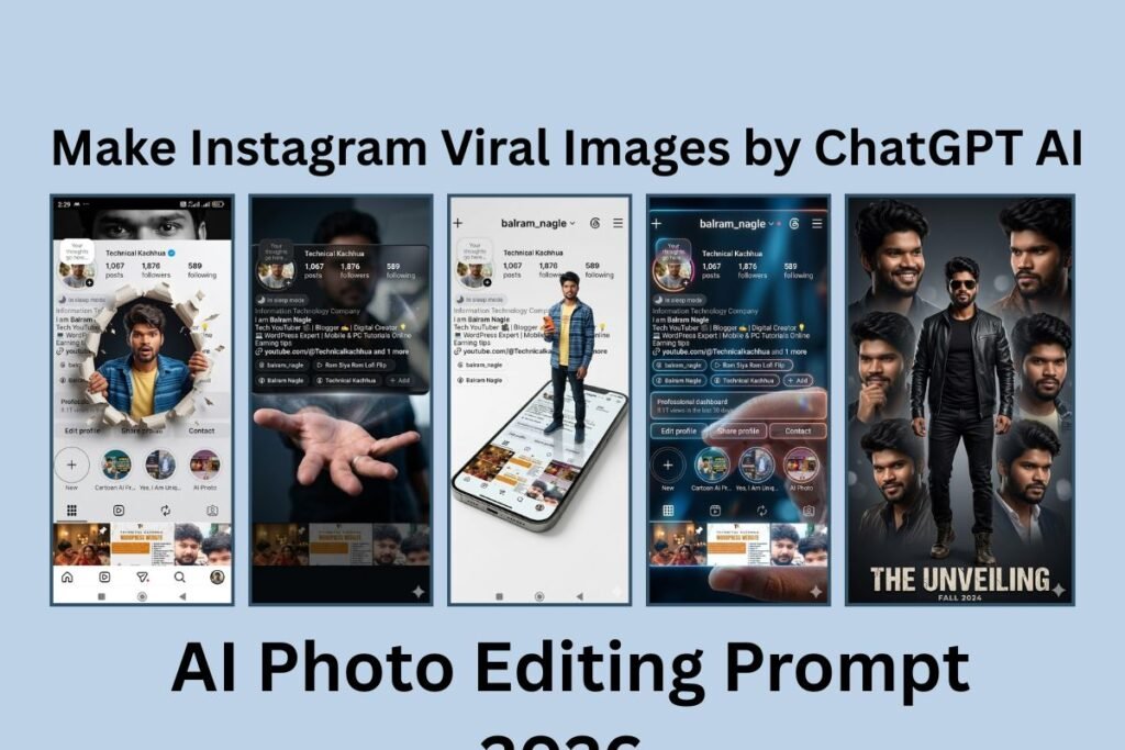 Make Instagram Viral Images by ChatGPT AI - AI Prompt 2026​