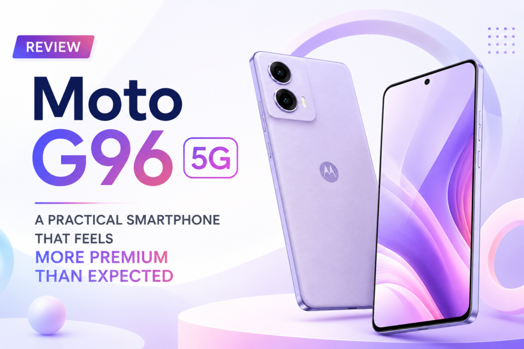 Moto G96 5G Review – Stylish Design, Smooth Performance & Powerful Battery in One Smart Package