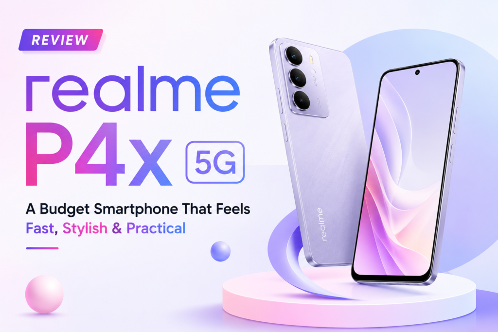 Realme P4x 5G Review – Stylish Budget Smartphone With Smooth Gaming & Powerful Battery