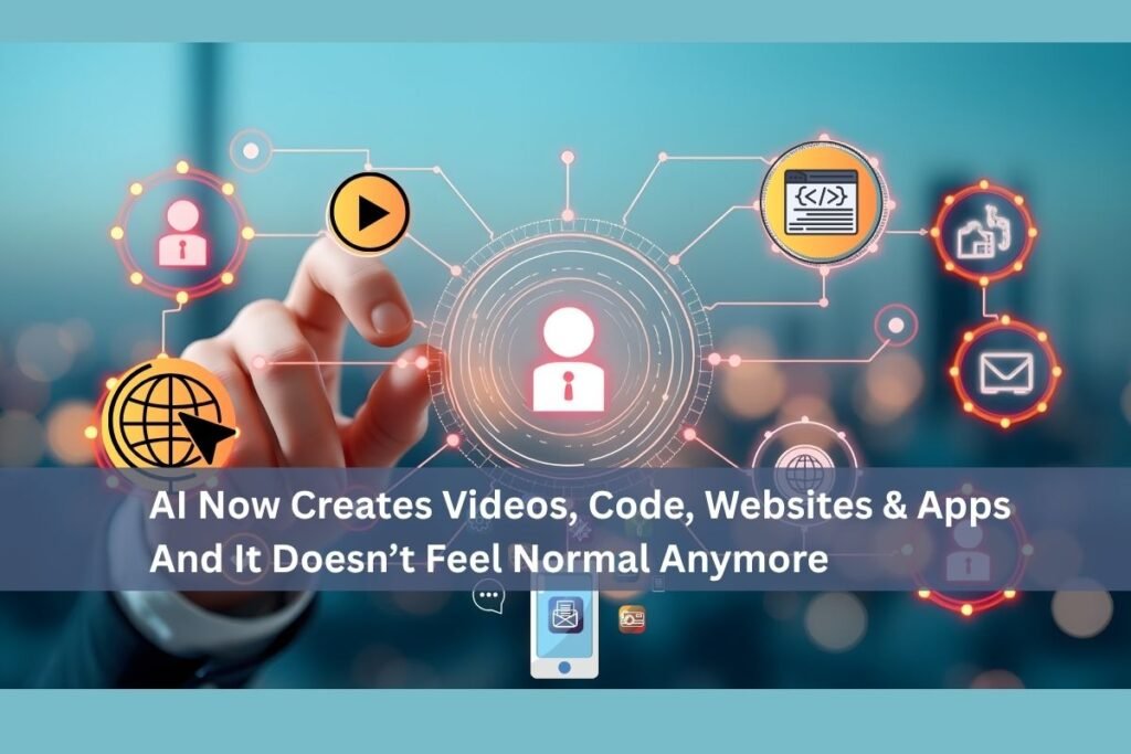 AI Now Creates Videos, Code, Websites & Apps – And It Doesn’t Feel Normal Anymore​