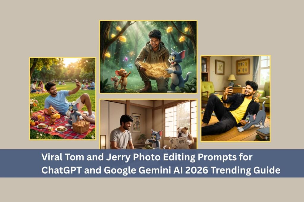 Viral Tom and Jerry Photo Editing Prompts for ChatGPT and Google Gemini AI 2026 Trending​