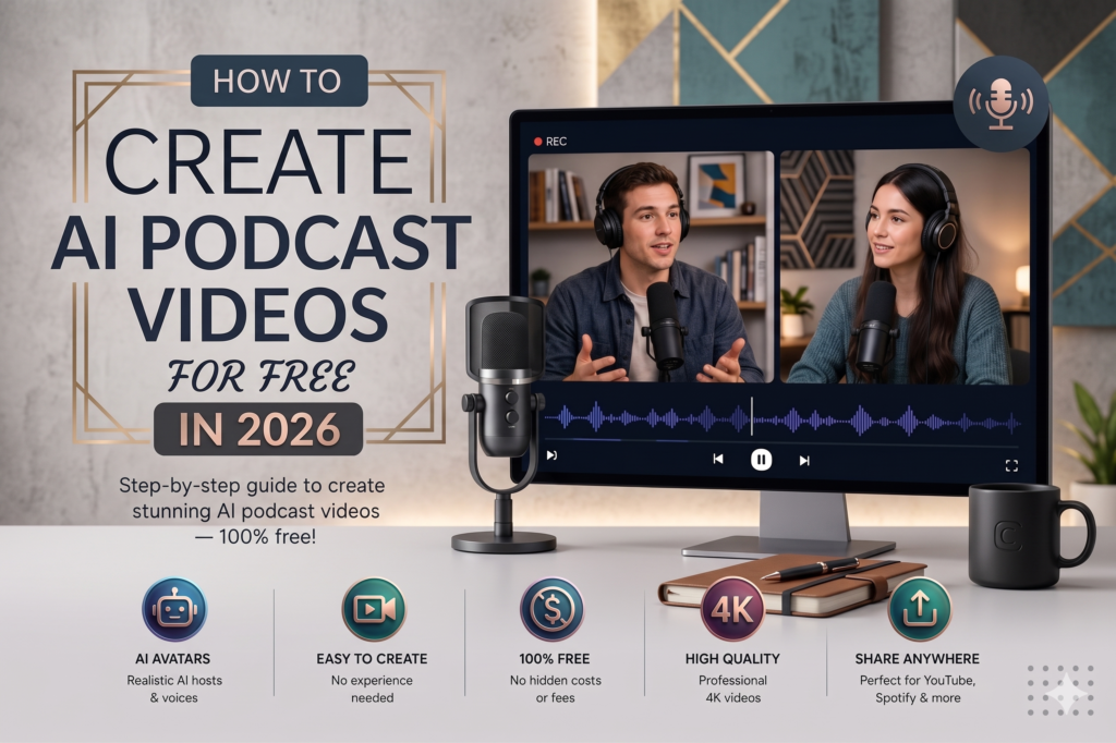 How to Create AI Podcast Videos for Free in 2026