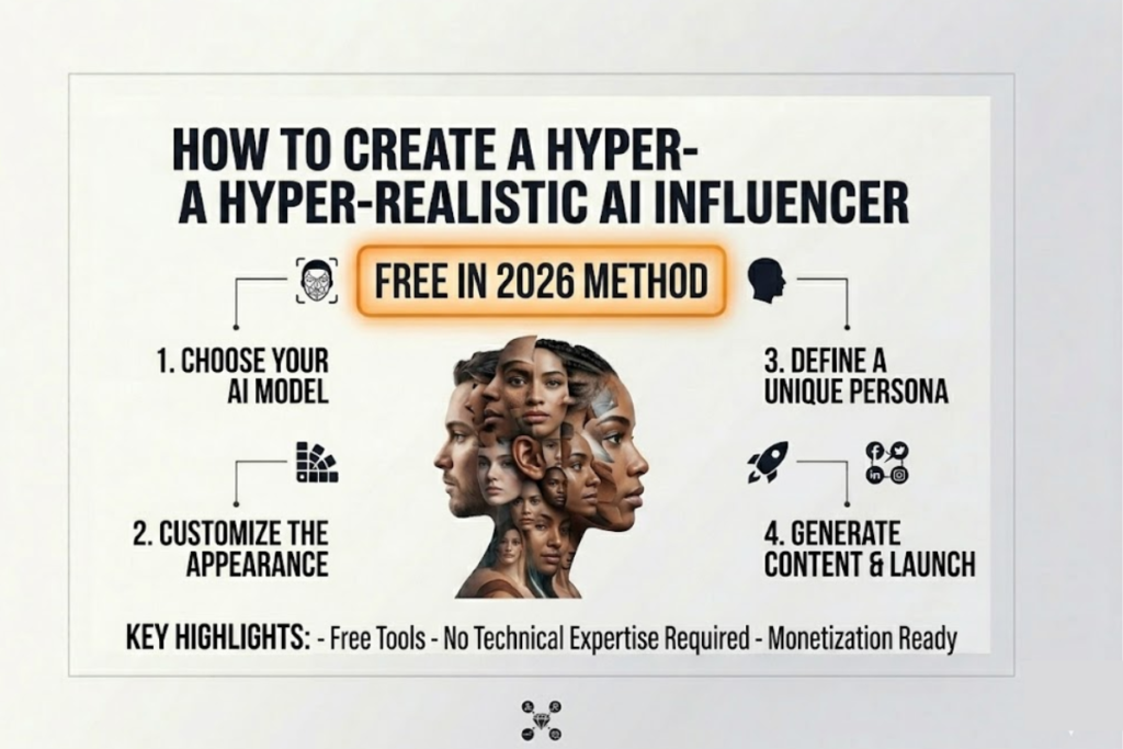 How to Create a Hyper-Realistic AI Influencer for Free in 2026​